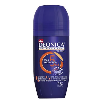 Дезодорант для тела DEONICA FOR MEN 40мл Антиперспирант-стик 5Protection