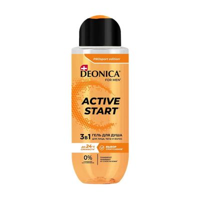 Гель для душа DEONICA FOR MEN 400мл ACTIVE START
