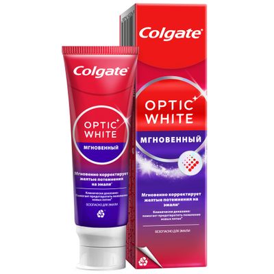 Зубная паста COLGATE 75мл Optic White Мгновенный