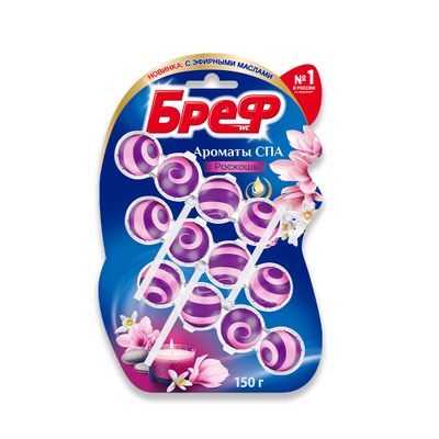 Туалетный блок БРЕФ 3x50г Ароматы СПА Роскошь