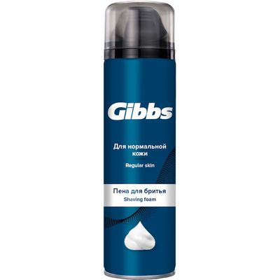 Пена для бритья GIBBS 200мл Regular