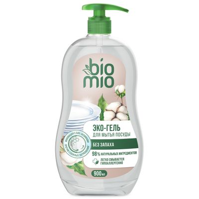 Средство для мытья посуды BIO MIO 900мл Экологичное без запаха