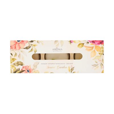 Набор свечей Aroma Harmony 3*60г  Secret Garden