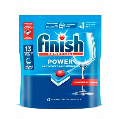 Таблетки для ПММ FINISH Power 13шт