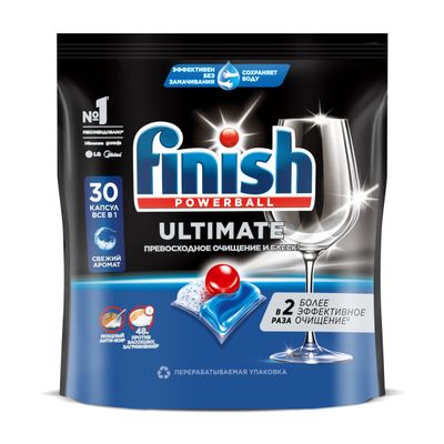Капсулы для ПММ FINISH Ultimate 30шт