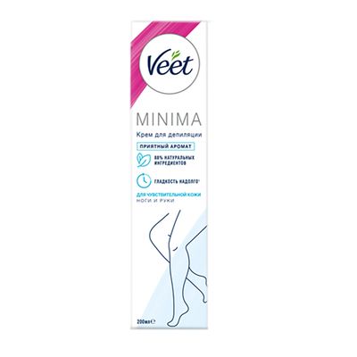 Крем для депиляции VEET MINIMA 200мл для чувствительной кожи