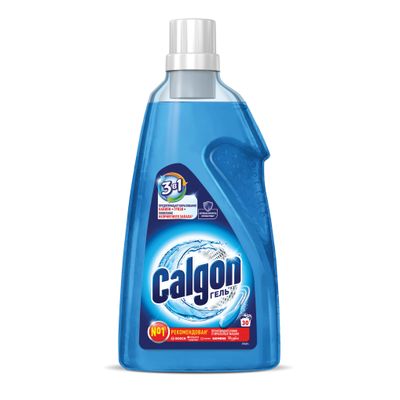 Средство CALGON 1500мл для смягчения воды и предотвращения образования известкового налета 3в1 гель