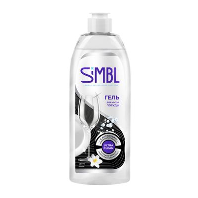 Гель для ручного мытья посуды SIMBL 450мл с ароматом Цветов