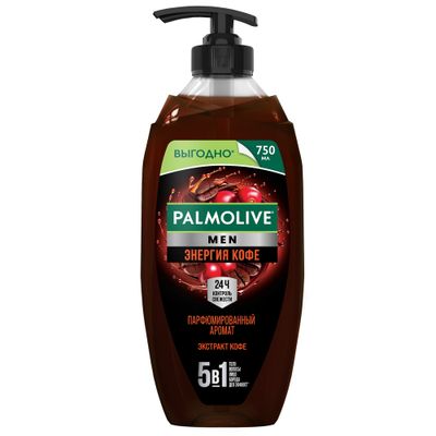 Гель для душа Palmolive Men Энергия кофе 750мл