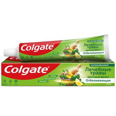 Зубная паста Colgate Отбеливающая лечебные травы 75мл