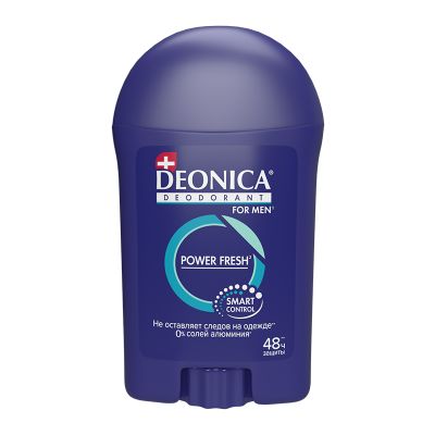Дезодорант для тела DEONICA FOR MEN 40мл стик Power Fresh*9