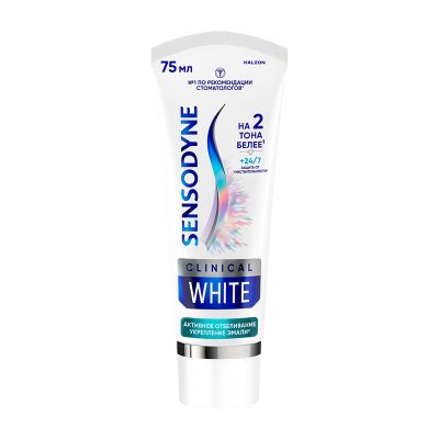 Зубная паста SENSODYNE 75мл Активное отбеливание укрепление эмали ОСГ