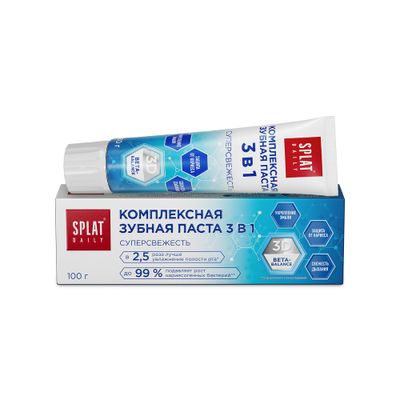 Зубная паста SPLAT Daily Суперсвежесть 3в1 100г