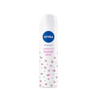 Дезодорант для тела NIVEA Coquette core «Поцелуй розы» 150мл