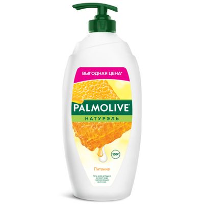 Гель для душа PALMOLIVE Натурель 750мл Питание (мед и увл молочко)