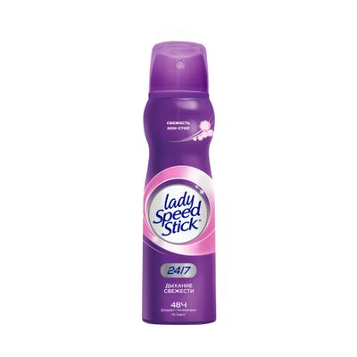 Дезодорант для тела LADY SPEED STICK 150мл 24/7 спрей Дыхание свежести