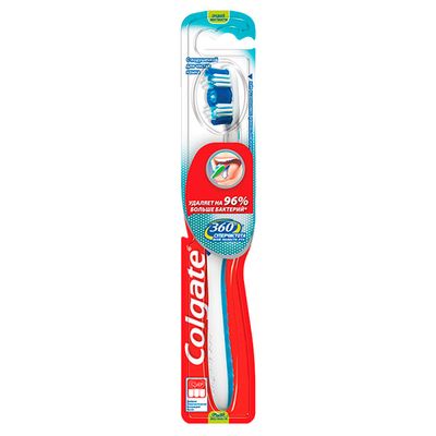 Зубная щетка COLGATE 360 1шт Суперчистота всей полости рта средняя