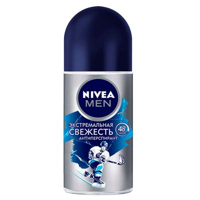 Дезодорант для тела NIVEA MEN 50мл Aqua cool шар Экстремальная защита