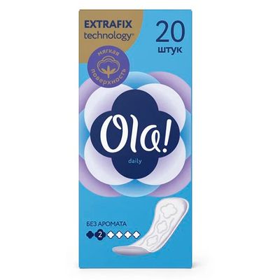 Ежедневные женские прокладки OLA! Daily 20шт