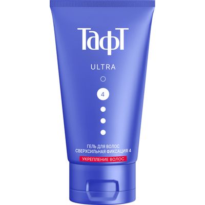 Гель для укладки волос ТАФТ 150мл Ultra Укрепляющая формула с аргинином, сверхсильная фиксация*6