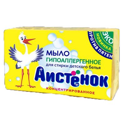 Мыло хозяйственное АИСТЁНОК 200г в упаковке