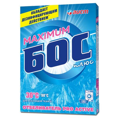 Отбеливатель БОС-плюс Мaximum 600г Кислородосодержащий для всех видов тканей