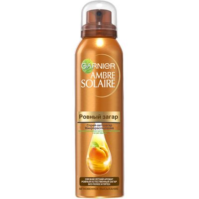 AMBRE SOLAIRE Ровный Загар 150мл автозагар спрей АЕ