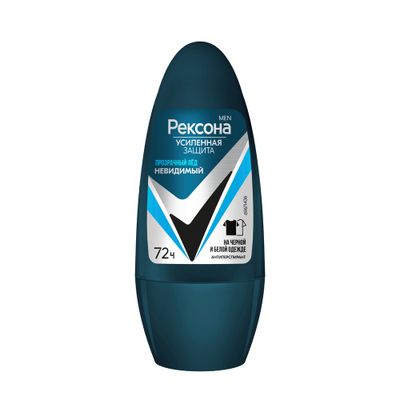Дезодорант для тела REXONA/РЕКСОНА MEN 50мл Инвизибл Айс шариковый