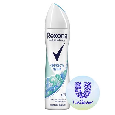 Дезодорант для тела REXONA/РЕКСОНА 150мл женский Свежесть душа спрей