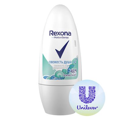 Дезодорант для тела REXONA/РЕКСОНА 50мл женский Свежесть душа шариковый
