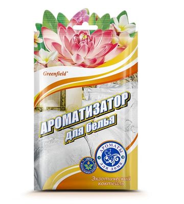 Ароматизатор для белья GREENFIELD Экзотический коктейль для белья