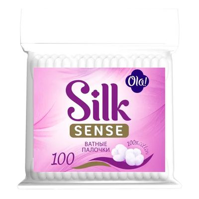 Ватные палочки OLA! SILK SENSE 100шт п/э