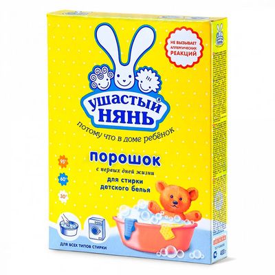 Стиральный порошок УШАСТЫЙ НЯНЬ 400г Универсал