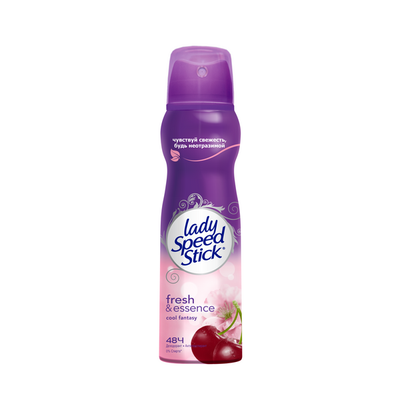Дезодорант для тела LADY SPEED STICK 150мл спрей Fresh&Essence Цветок Вишни