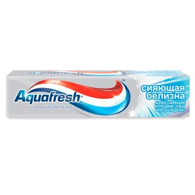 Зубная паста AQUAFRESH 100мл Сияющая белизна