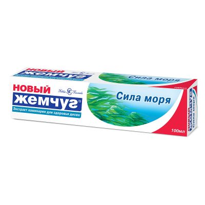 Зубная паста НОВЫЙ ЖЕМЧУГ 100мл Сила моря