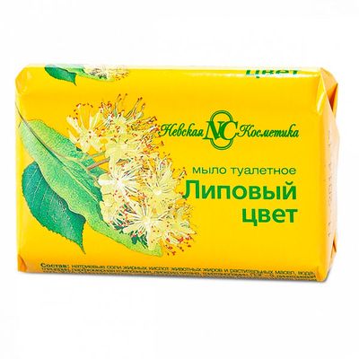 Мыло туалетное ЛИПОВЫЙ ЦВЕТ 90г