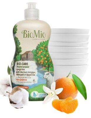Жидкость для мытья посуды BIO MIO Bio-Care 450мл Мандарин*10