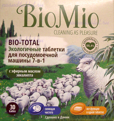 BIO MIO 30шт Bio-Total Эвкалипт