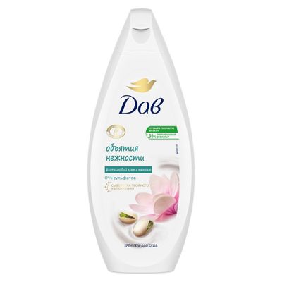 Крем-гель для душа DOVE/ДАВ 250мл бессульфатный Фисташковый крем и магнолия