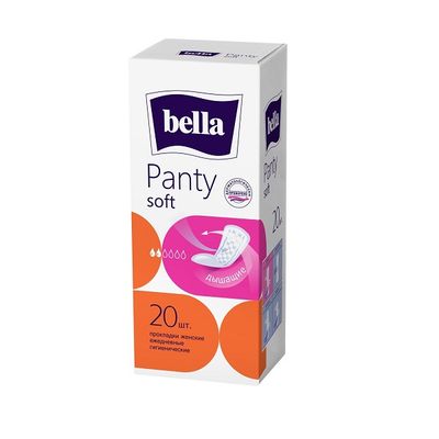 Прокладки ежедневные BELLA Panty Soft 20шт толщина 3мм