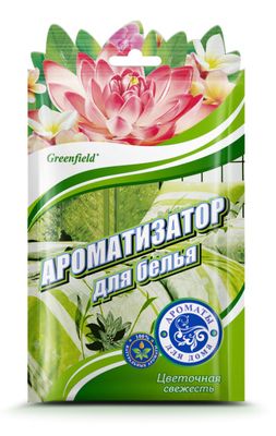 Ароматизатор для белья GREENFIELD Цветочная свежесть для белья