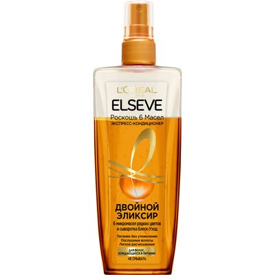 Специальное средство для волос L'OREAL Elseve 200мл Роскошь 6 Масел Двойной Эликсир экспресс-кондиционер