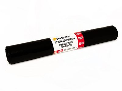 Мешки для мусора PATERRA 10шт 180л повышенной прочности 42мкм