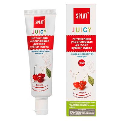 Зубная паста SPLAT Juicy 35мл Вишня детская *20