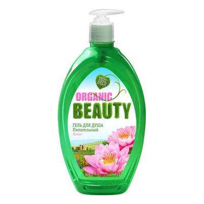 Гель для душа ORGANIC BEAUTY 1000мл Питательный для чувствительной кожи