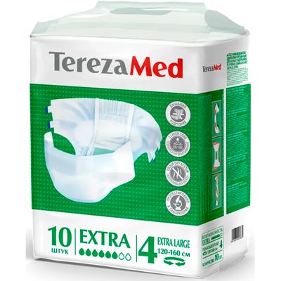 Подгузники для взрослых TEREZAMED Extra XL 10 шт