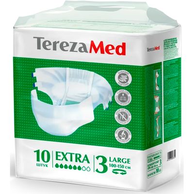 Подгузники для взрослых TEREZAMED Extra Large 10 шт