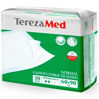 Пеленки одноразовые TEREZAMED Пеленки одноразовые Normal 60x90 30 шт