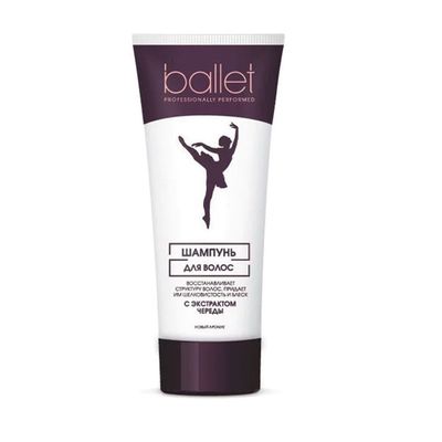 Шампунь для волос BALLET 75мл с экстрактом череды в ламинатной тубе